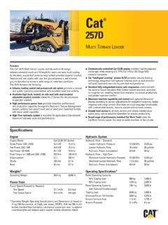 cat 257d specs